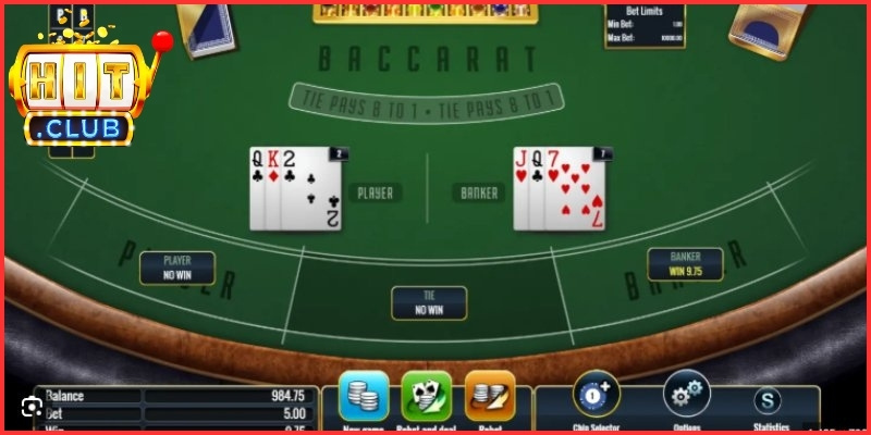Baccarat là trò chơi bài có tốc độ nhanh