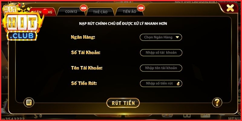 Đa dạng các phương thức nạp rút để lựa chọn